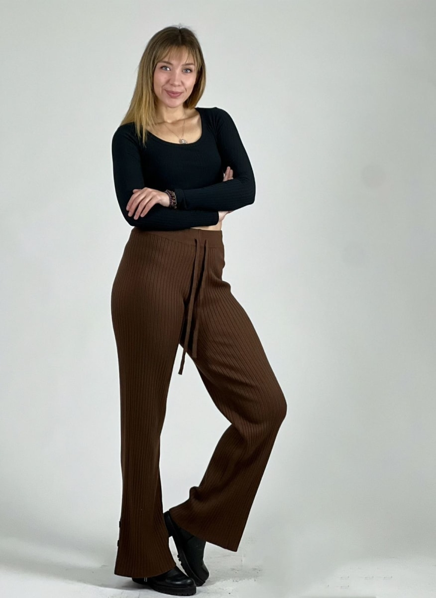 Pantalon De Lana Amarrado A1-34//408