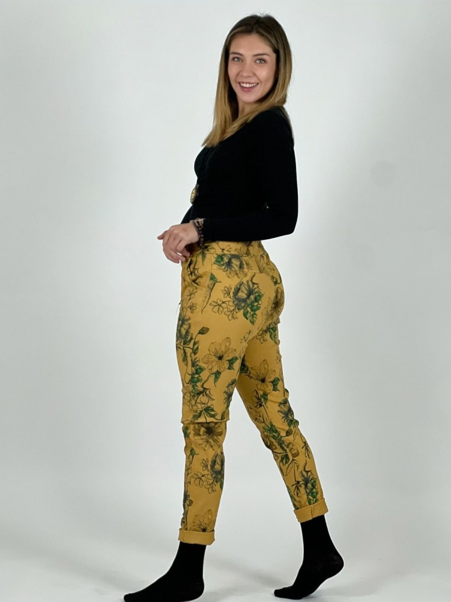 Jogger Italiano Estampado Floral A4-85/876