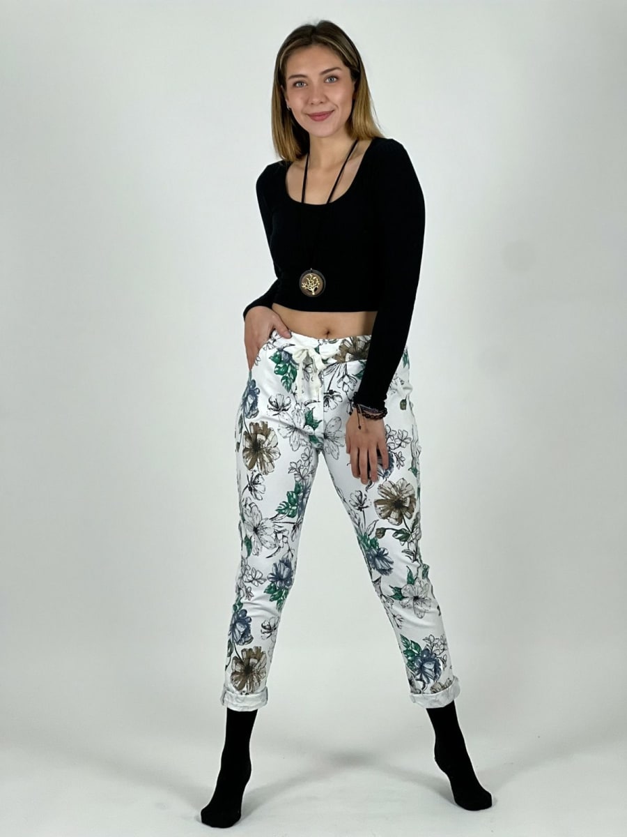 Jogger Italiano Estampado Floral A4-85/8711