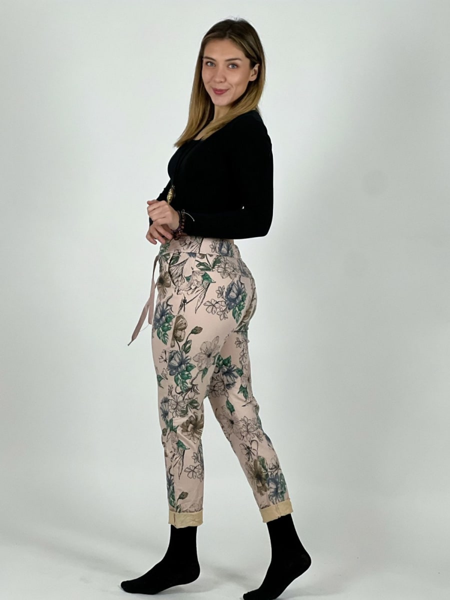 Jogger Italiano Estampado Floral A4-85/8717
