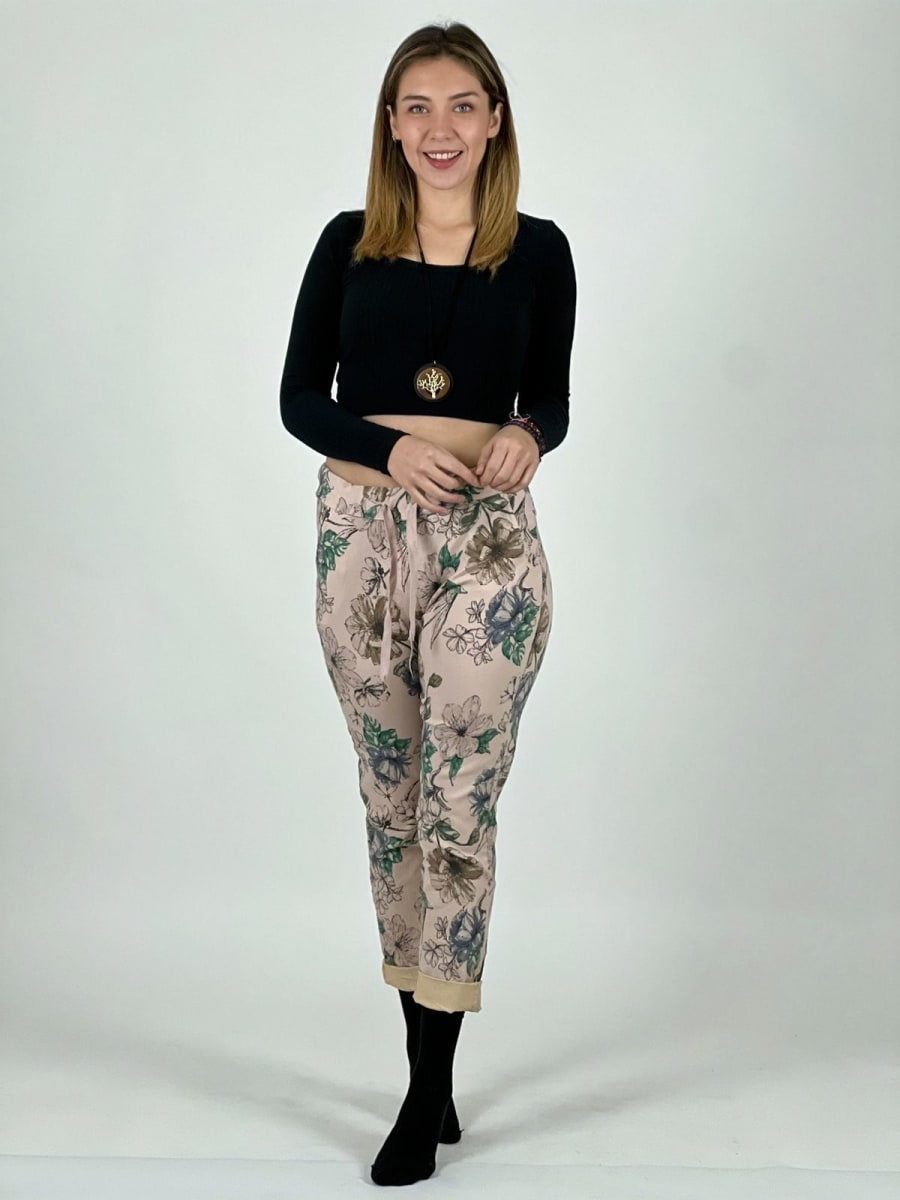 Jogger Italiano Estampado Floral A4-85/8714