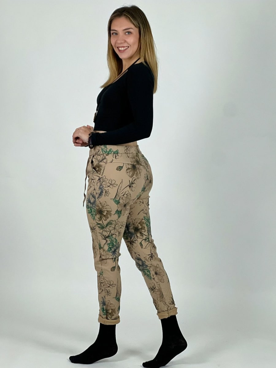 Jogger Italiano Estampado Floral A4-85/879