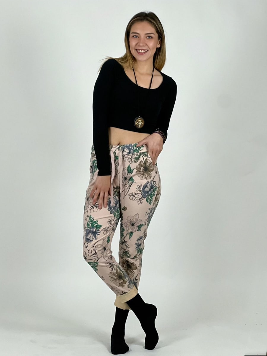 Jogger Italiano Estampado Floral A4-85/8715