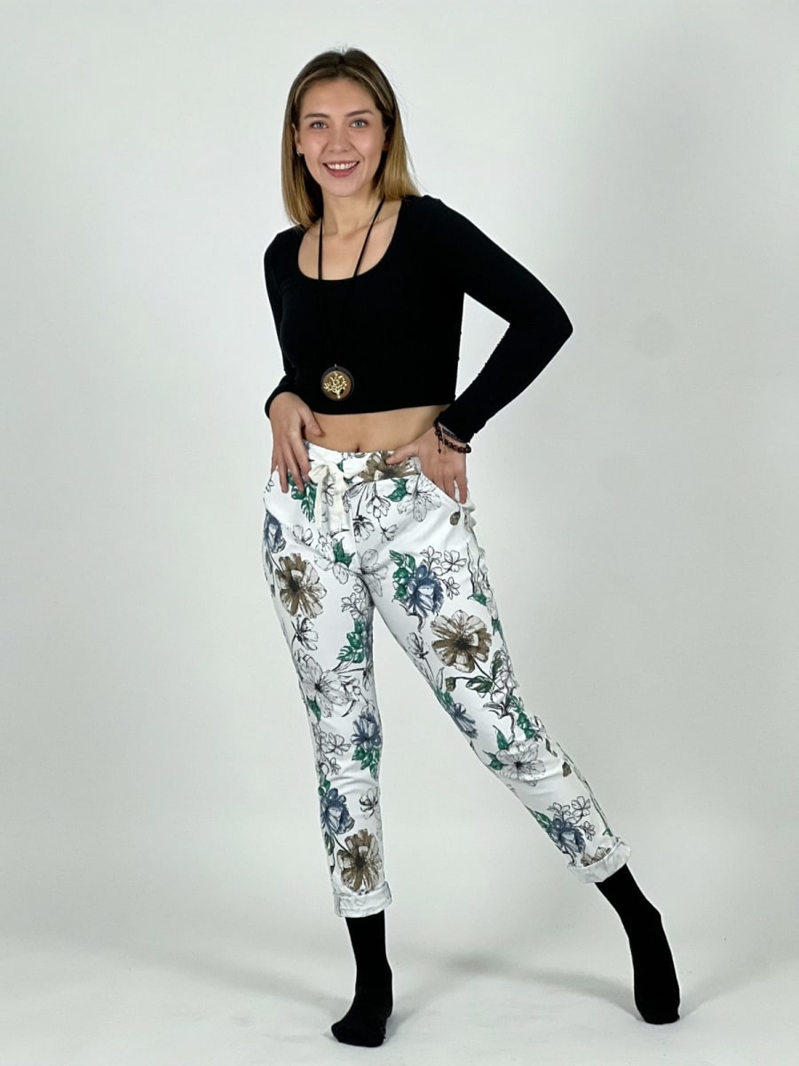 Jogger Italiano Estampado Floral A4-85/8712