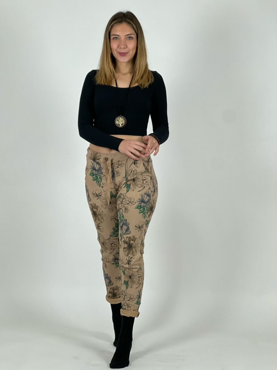 Jogger Italiano Estampado Floral A4-85/878