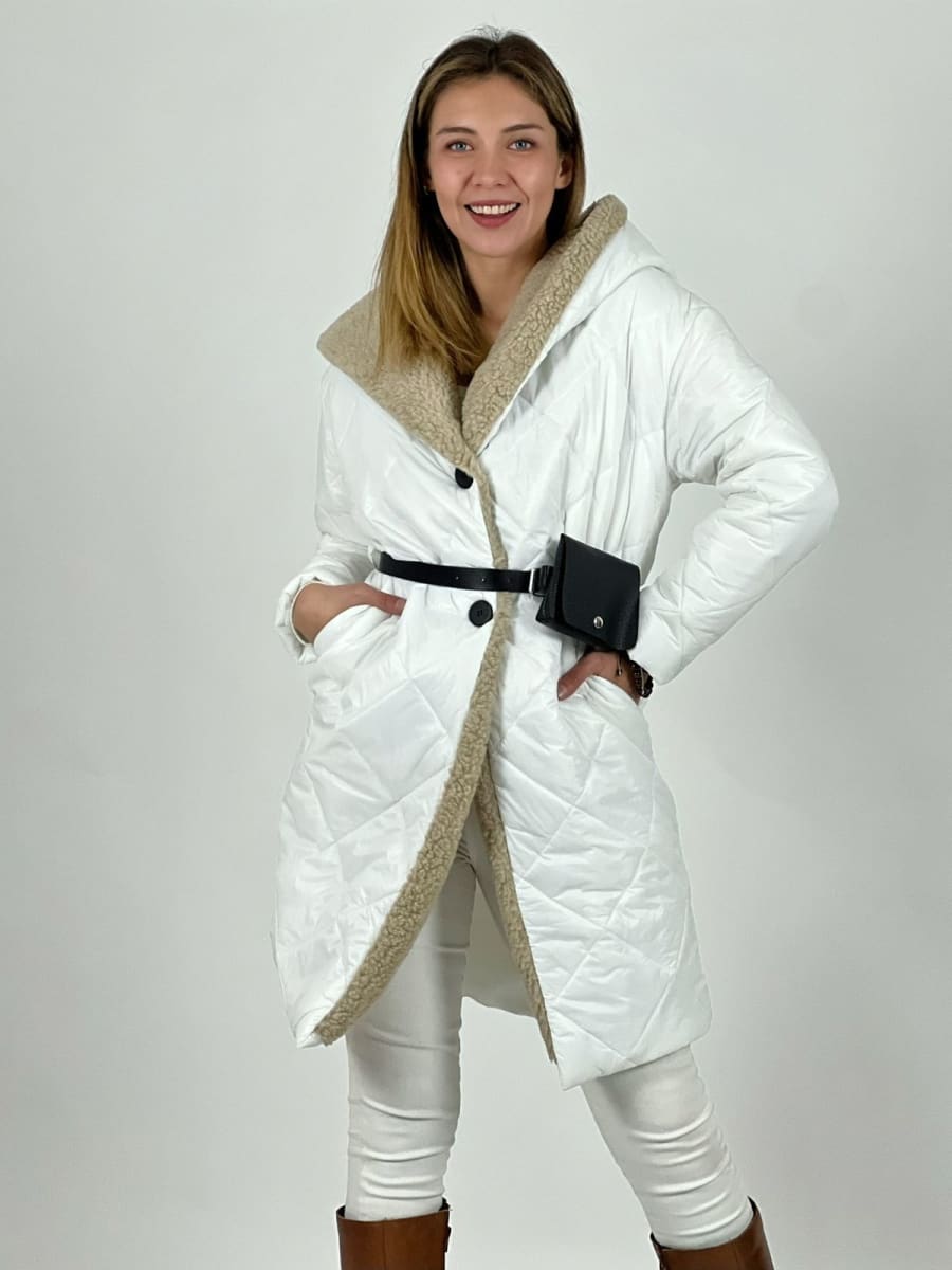 Parka Italiana con Cinturon B3-141/1474