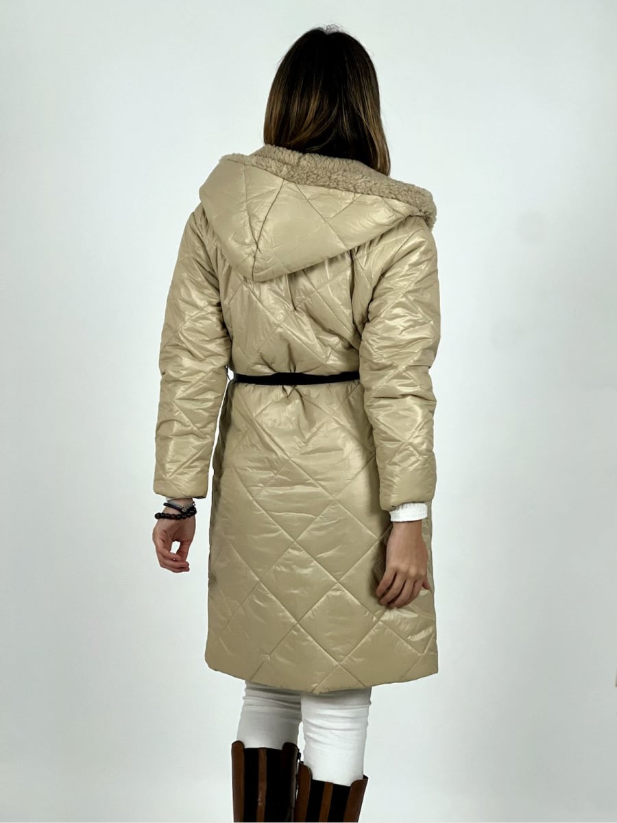 Parka Italiana con Cinturon B3-141/14712