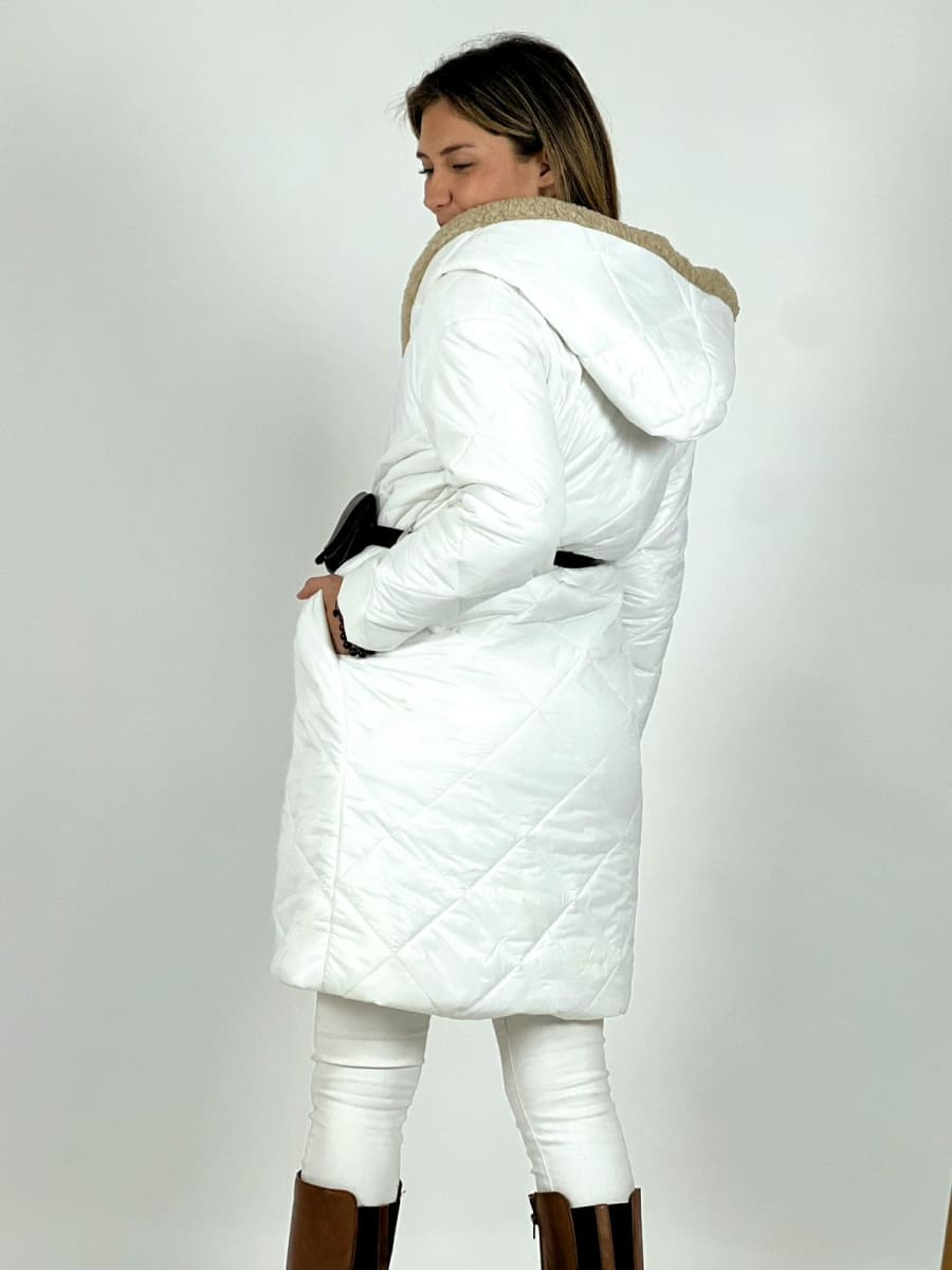 Parka Italiana con Cinturon B3-141/1476