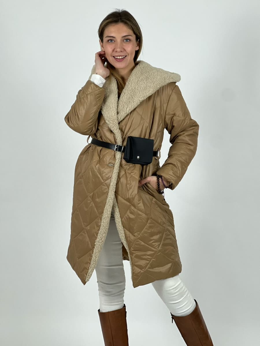Parka Italiana con Cinturon B3-141/147 1