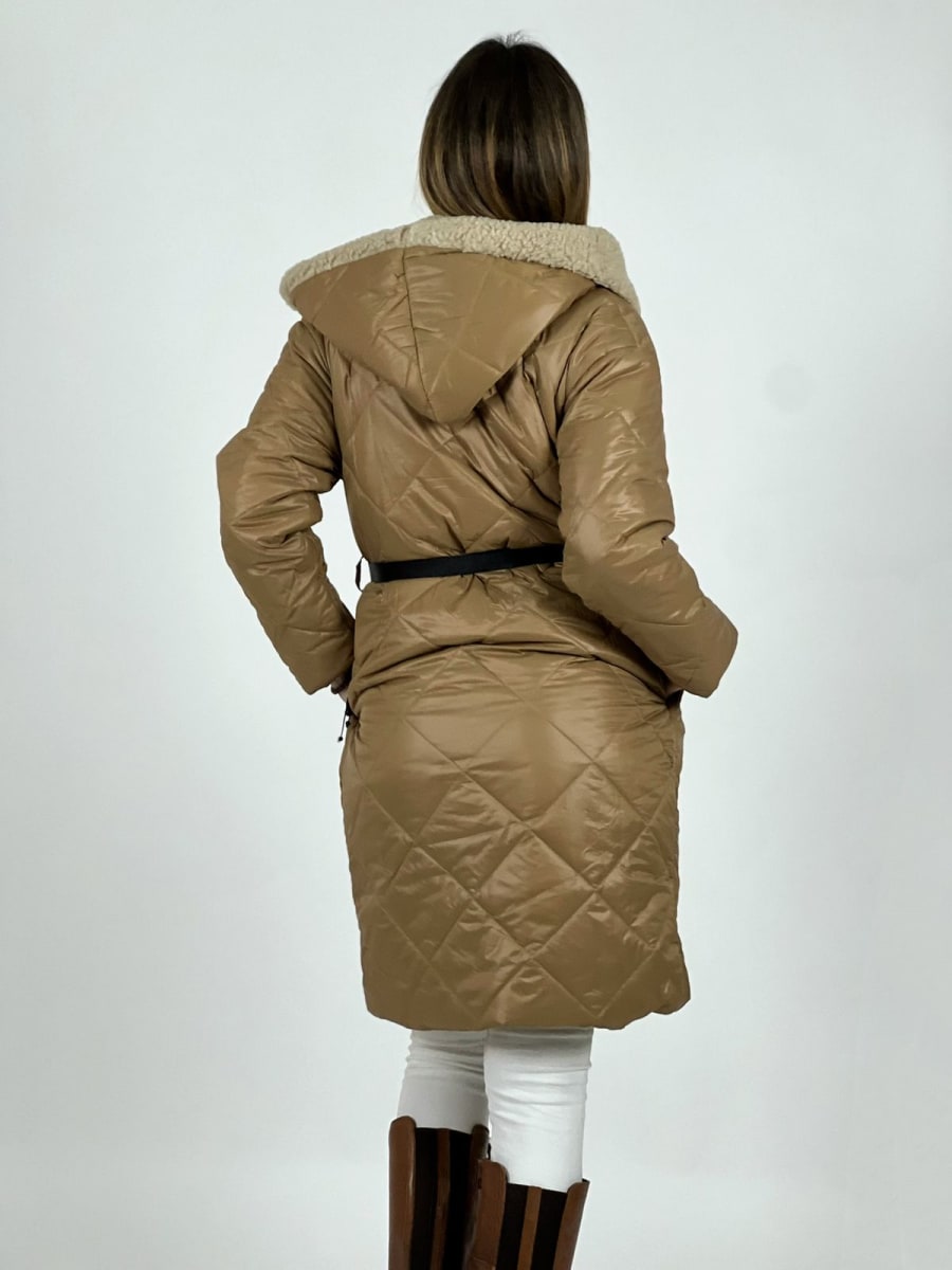 Parka Italiana con Cinturon B3-141/1473