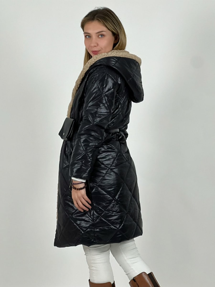 Parka Italiana con Cinturon B3-141/1478