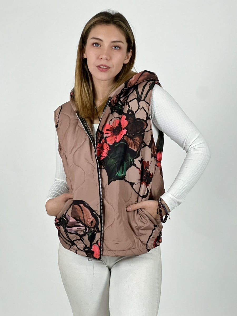 Parka Italiana Corta Estampada B1-115/1182