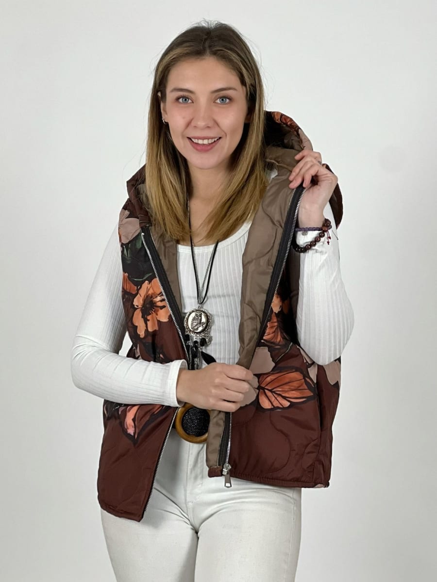 Parka Italiana Corta Estampada B1-115/11816