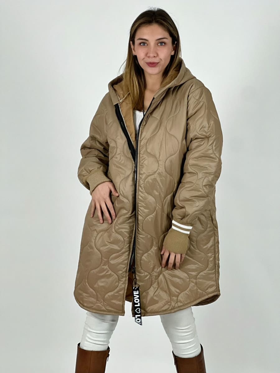 Parka Italiana con Cierre Love B1-99/1024
