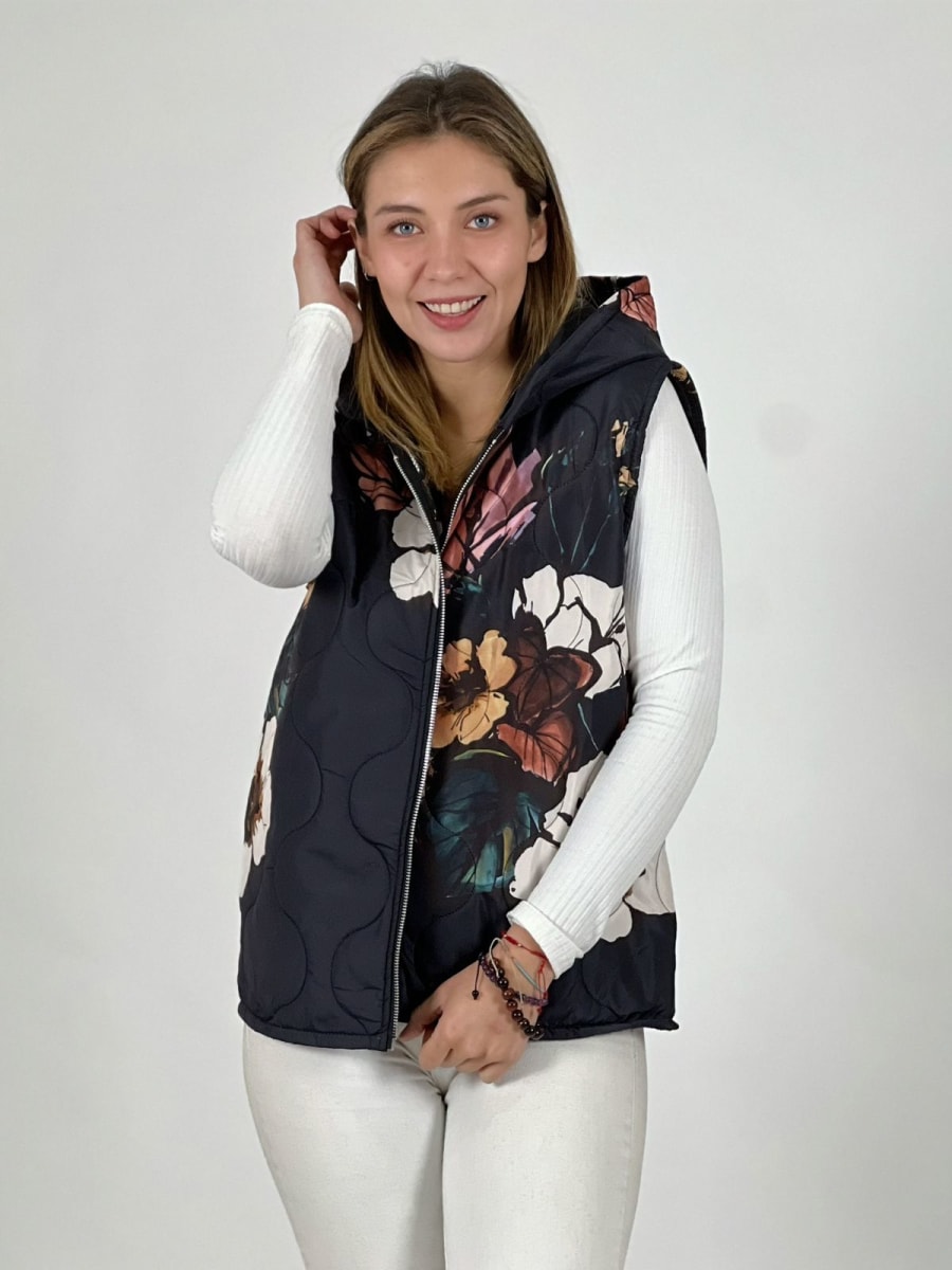 Parka Italiana Corta Estampada B1-115/1185