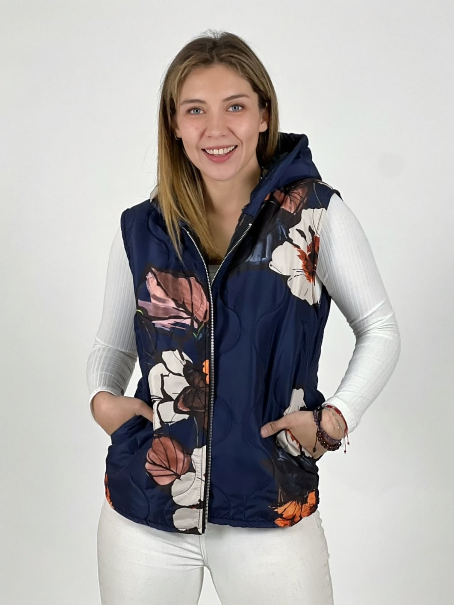 Parka Italiana Corta Estampada B1-115/11818