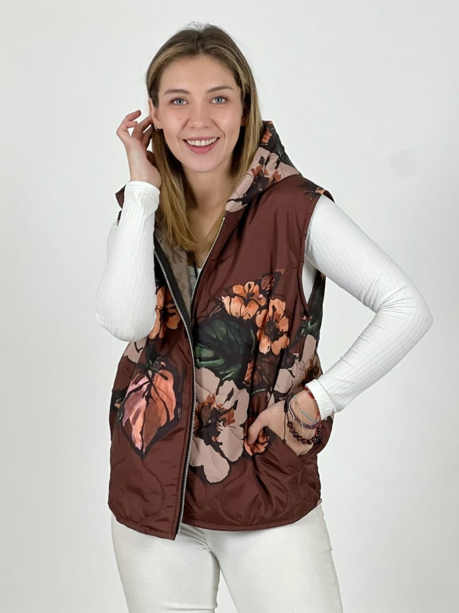 Parka Italiana Corta Estampada B1-115/11814