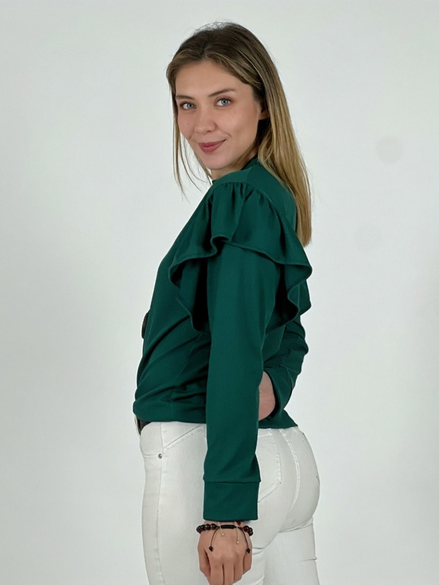 Polera Monserrat faroleo en Hombros A3-7413