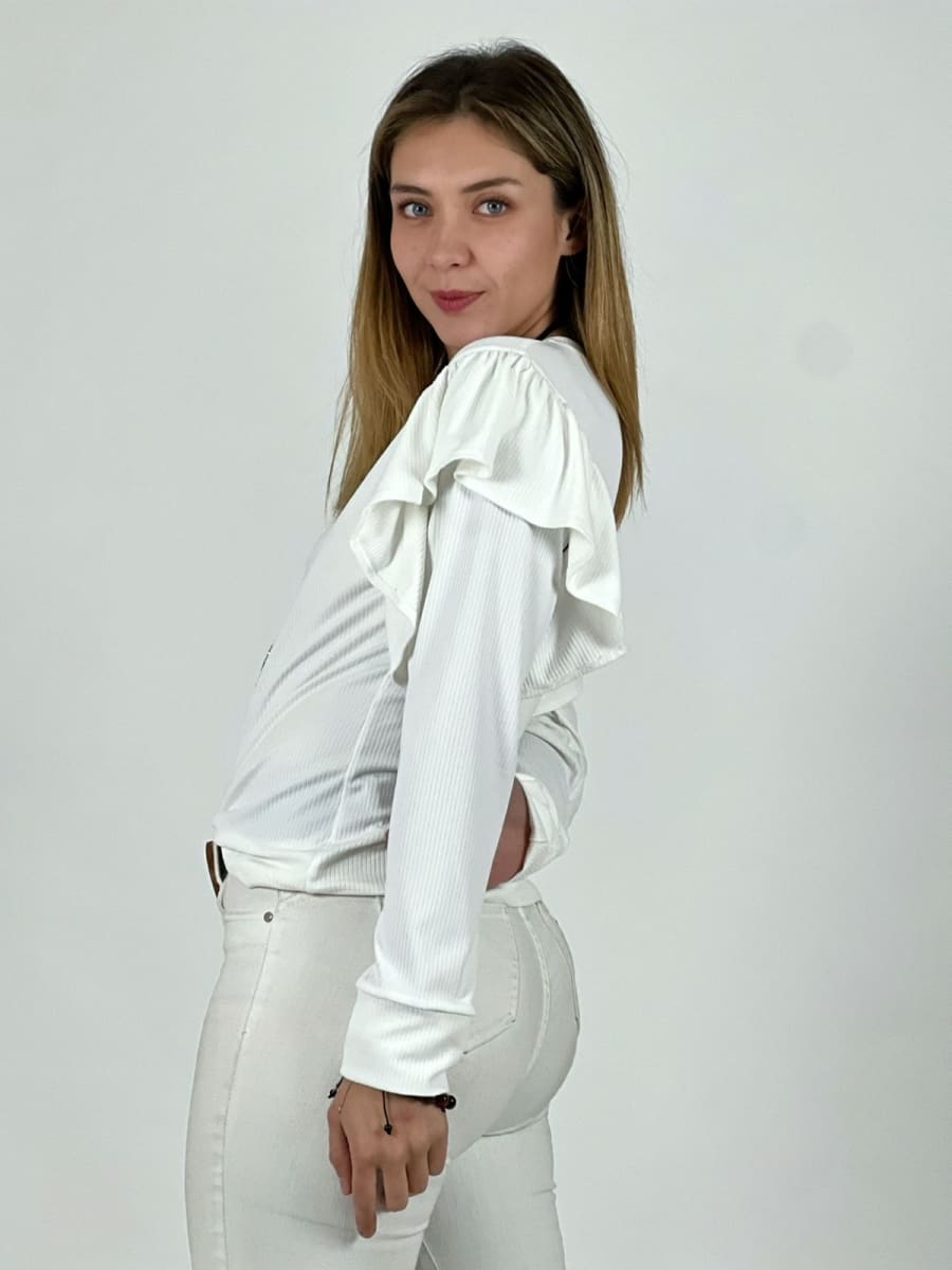 Polera Monserrat faroleo en Hombros A3-7415