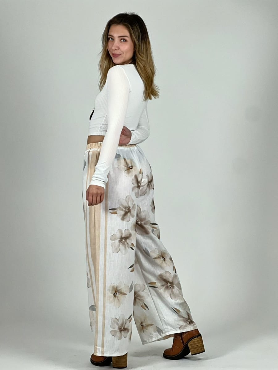 Palazzo Italiano Estampado Camelias A1-104