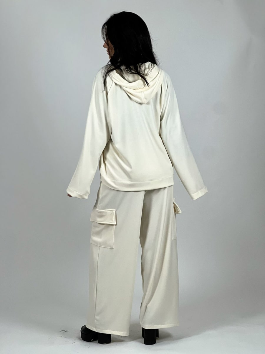 Conjunto Pantalon Cargo/Poleron Canguro A4-864