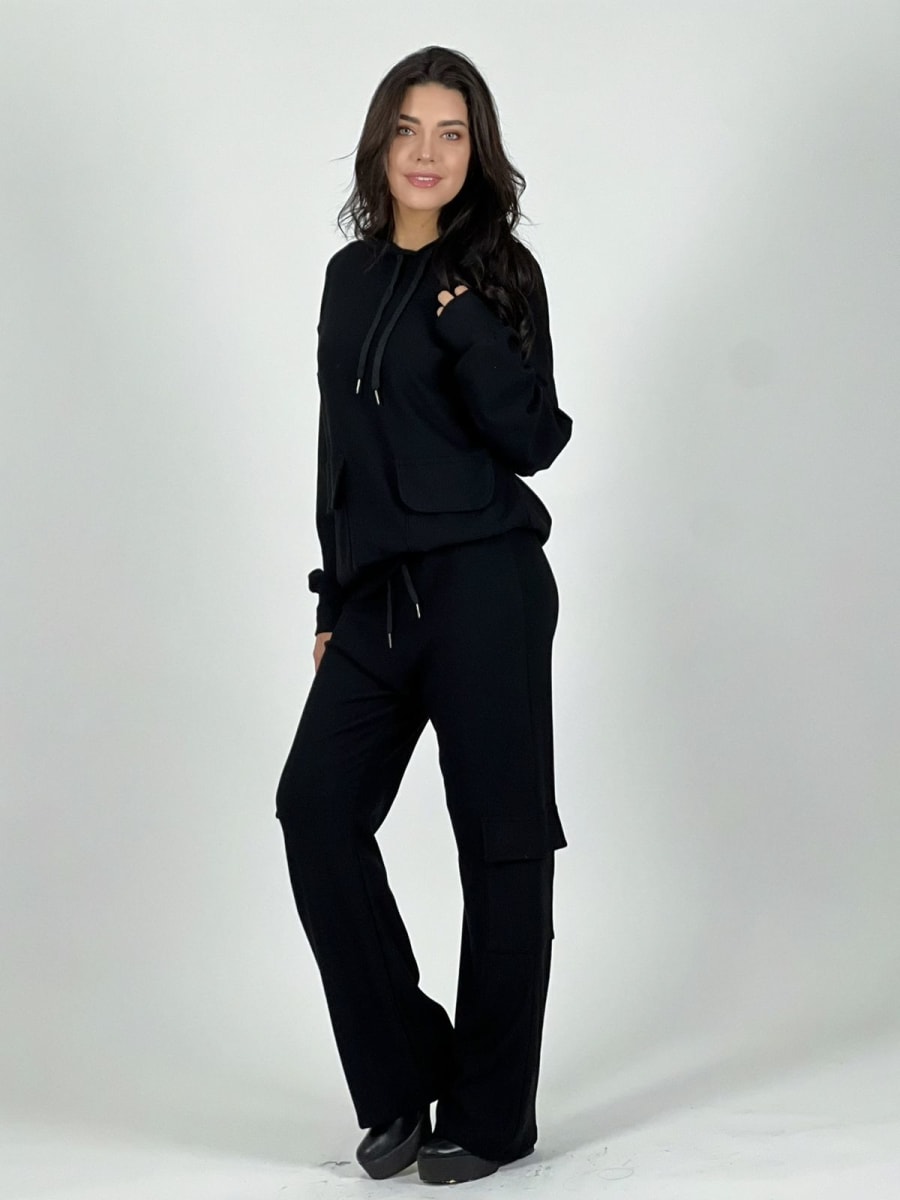 Conjunto de Buzo Con Bolsillos Cargo A4-905