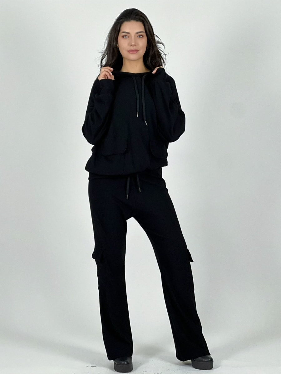 Conjunto de Buzo Con Bolsillos Cargo A4-906