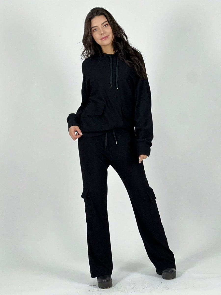 Conjunto de Buzo Con Bolsillos Cargo A4-904