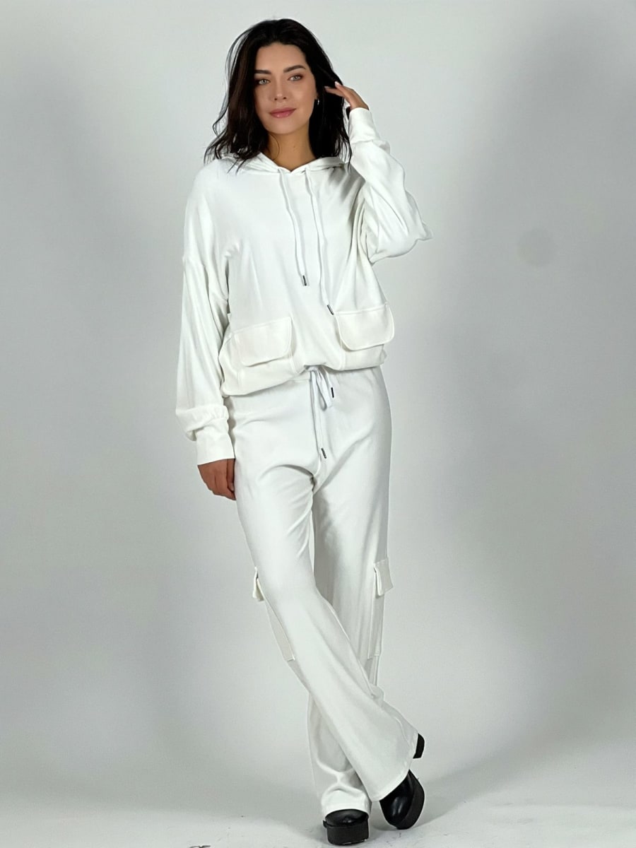 Conjunto de Buzo Con Bolsillos Cargo A4-907