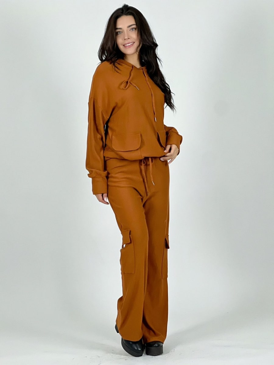 Conjunto de Buzo Con Bolsillos Cargo A4-9016