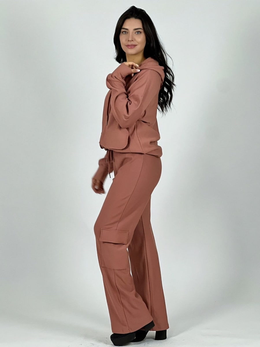 Conjunto de Buzo Con Bolsillos Cargo A4-9020