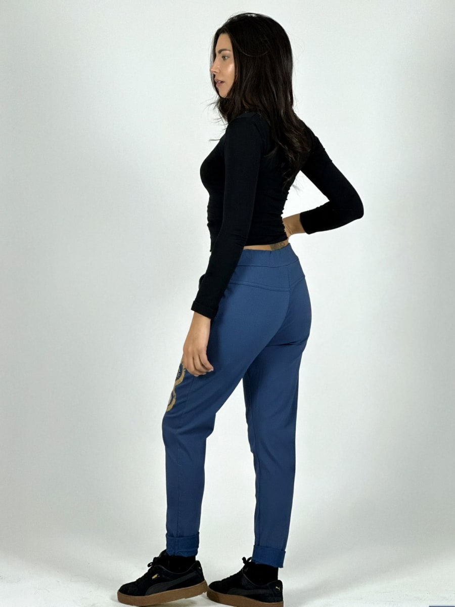 Jogger Italiano Estampado Triple Corazon Brillante A1-3526