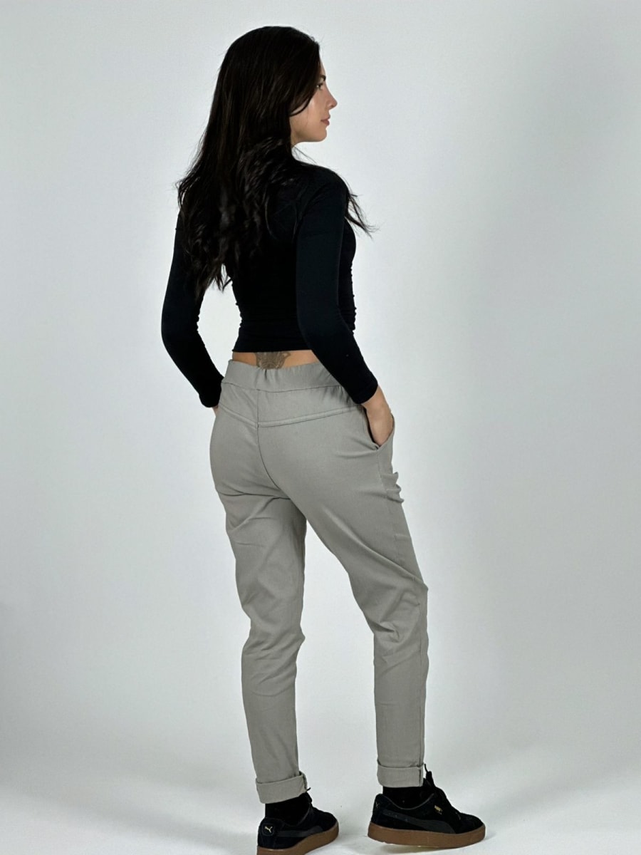 Jogger Italiano Cuadro print Letras Brillantes A2-57/6135