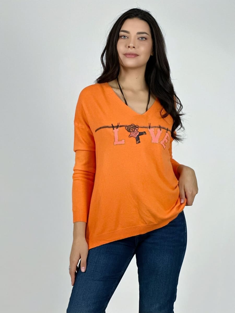 Sweater Spandex LOVE Colgado A1-6/125