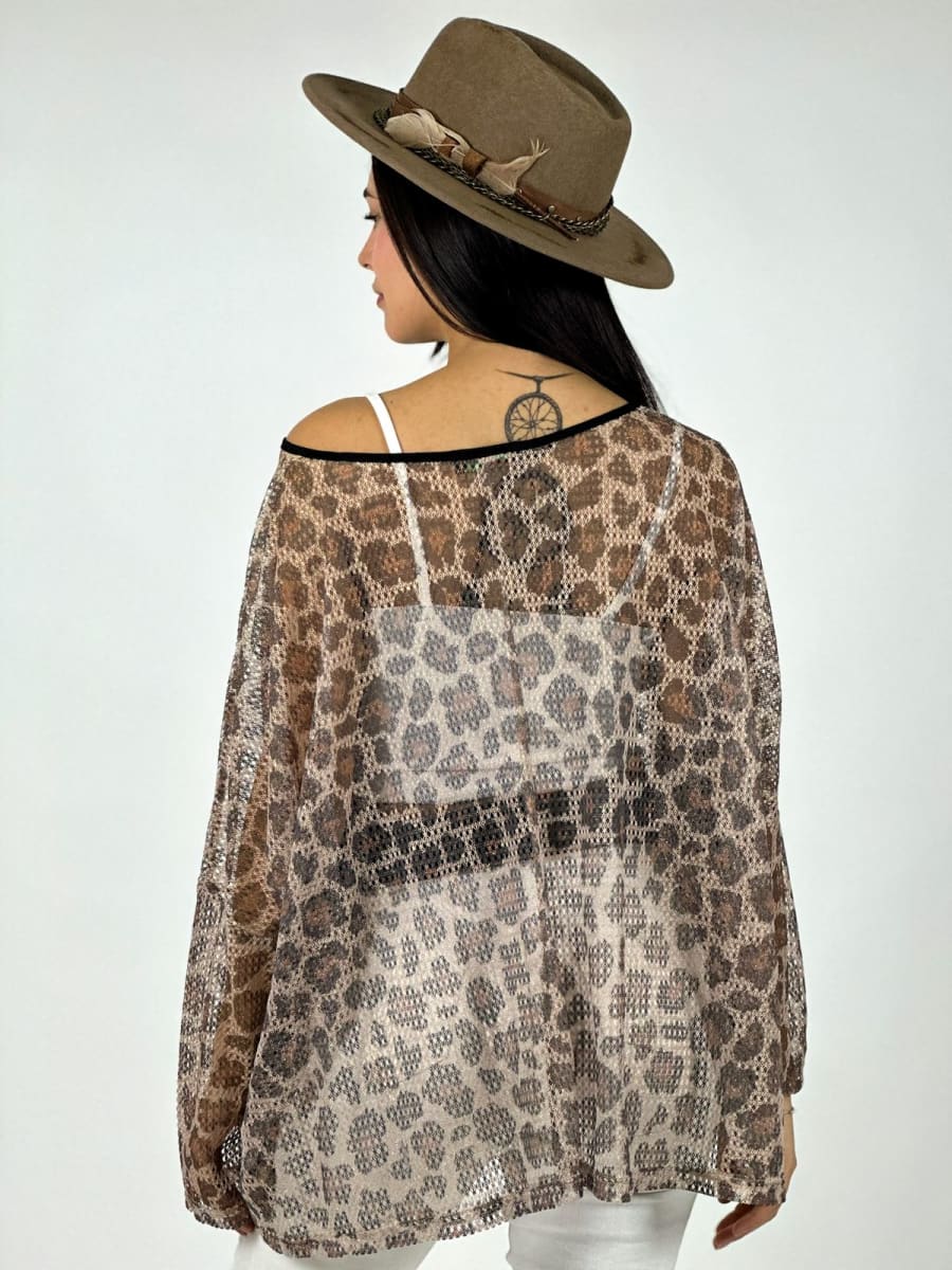 Polera Malla Print Corazon Brillante LOVE A1-356