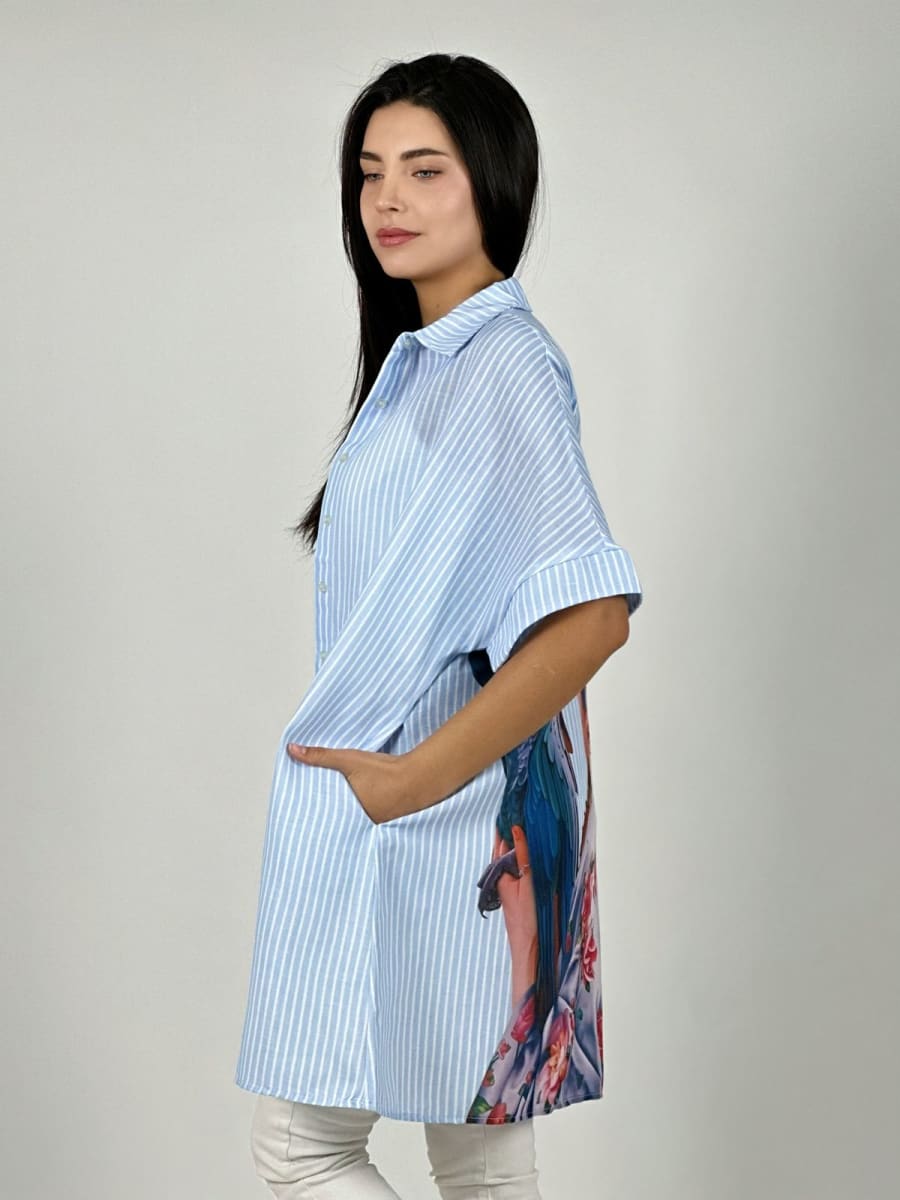 Bluson Lino Lineal Guacamayo/Frida A1-172