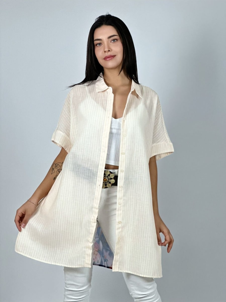 Bluson Lino Lineal Guacamayo/Frida A1-178