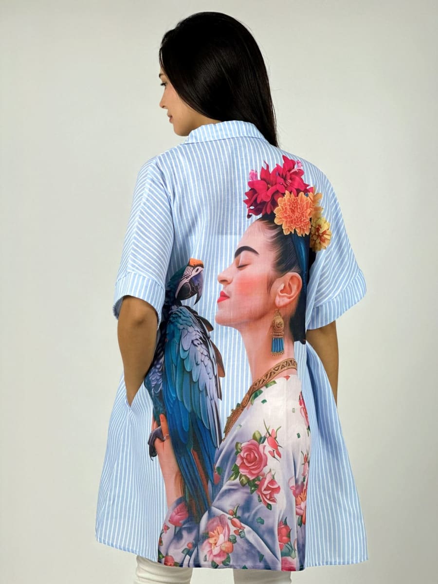 Bluson Lino Lineal Guacamayo/Frida A1-173