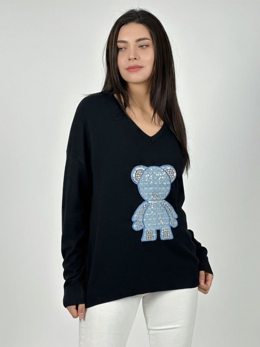 Sweater Spandex Cuello OSITO Brillante A3-779