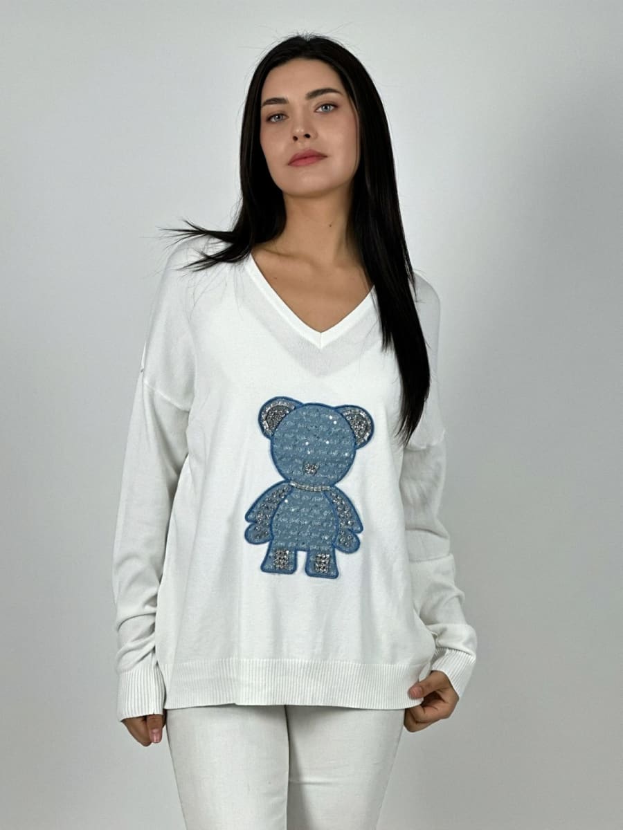 Sweater Spandex Cuello OSITO Brillante A3-7713