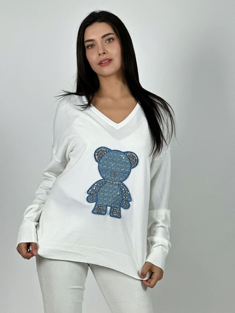 Sweater Spandex Cuello OSITO Brillante A3-7712