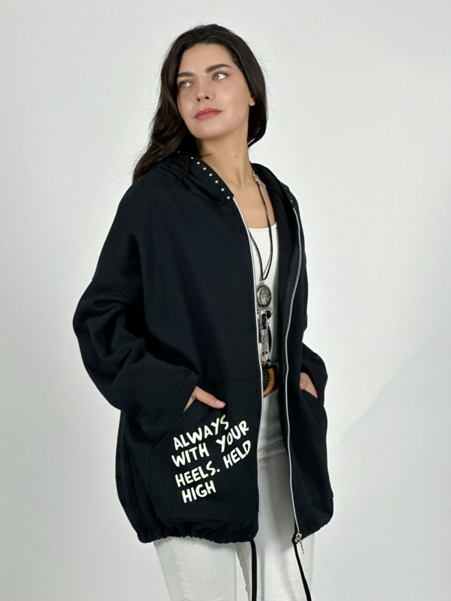 Poleron Algodon Cierre Always Dorso Snoopy A3-7610