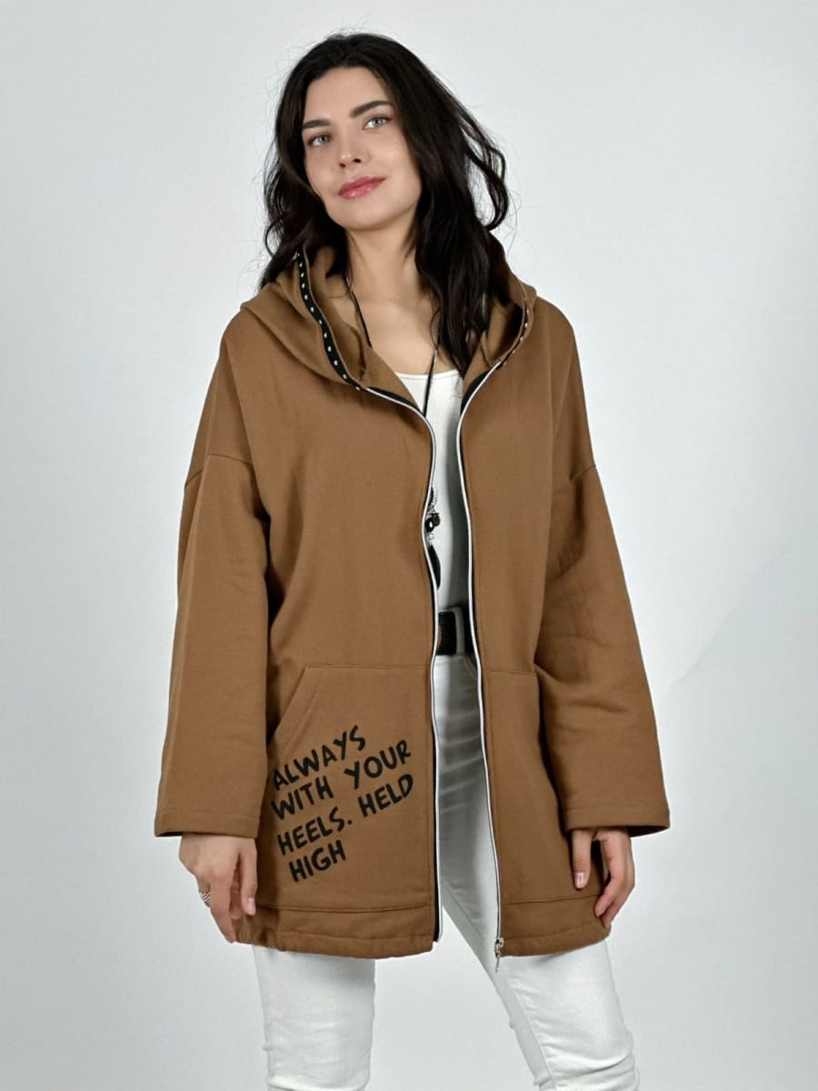 Poleron Algodon Cierre Always Dorso Snoopy A3-765