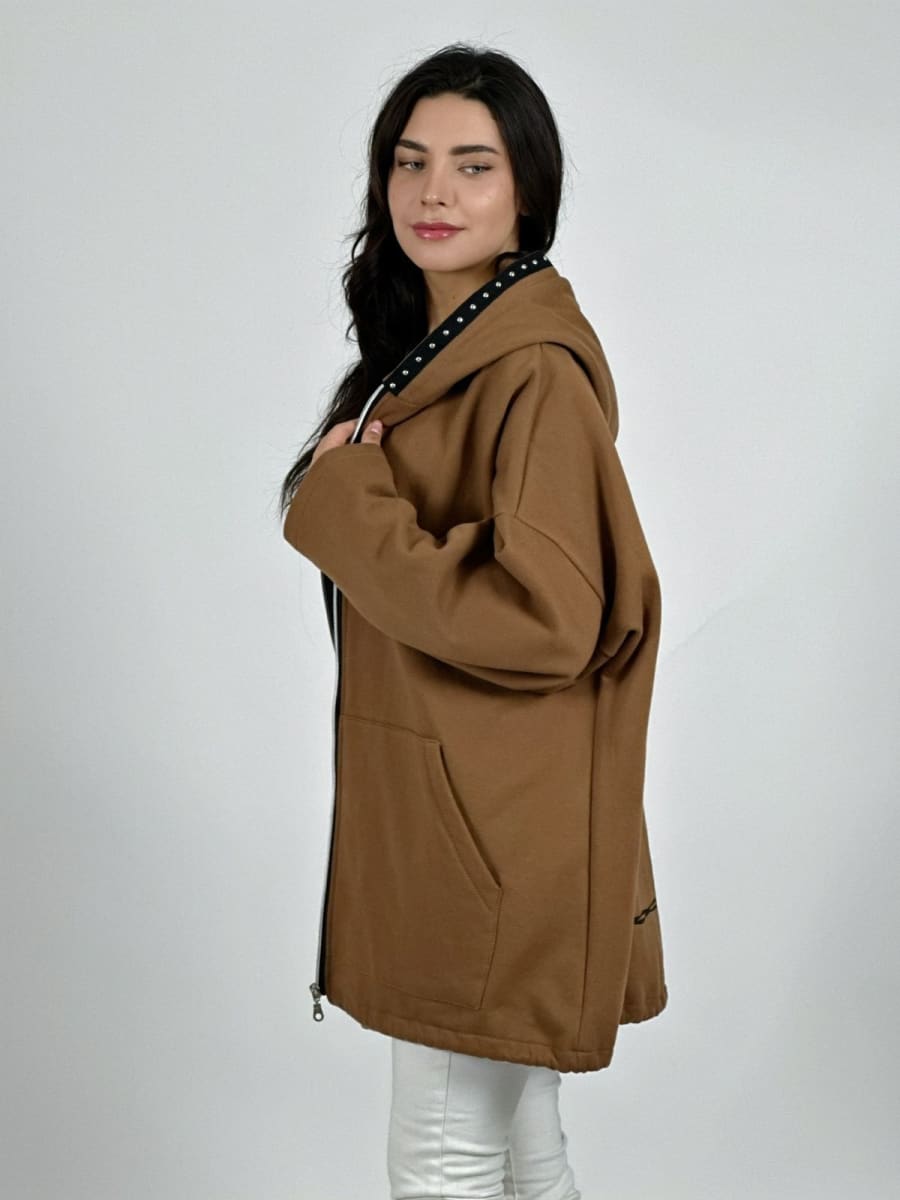 Poleron Algodon Cierre Always Dorso Snoopy A3-767