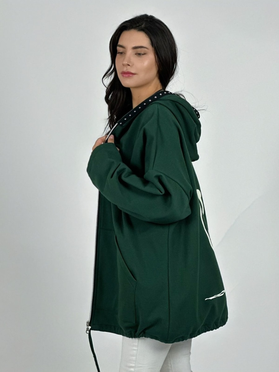 Poleron Algodon Cierre Always Dorso Snoopy A3-763