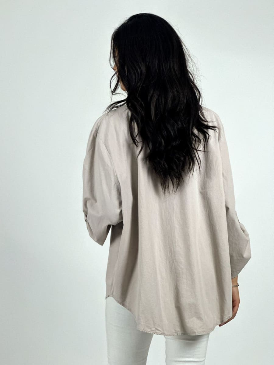 Blusa Gabardina con Letras A1-243