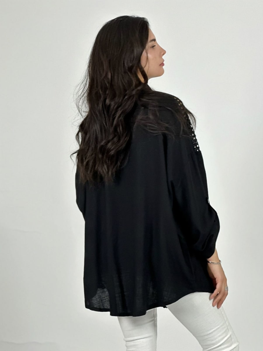 Blusa Gabardina con Letras A1-247
