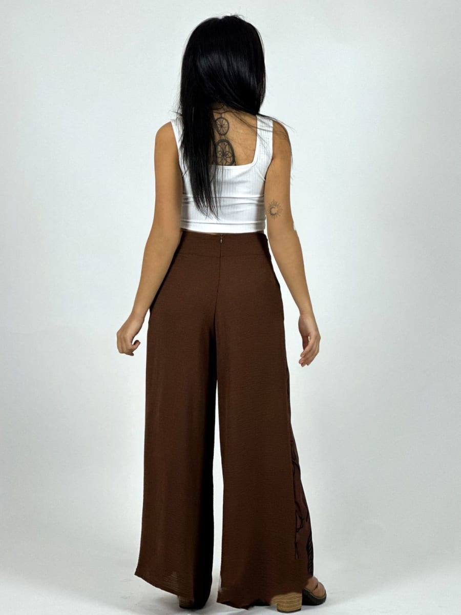 Palazzo Tela Cey Rostros con Hojas A3-65/684