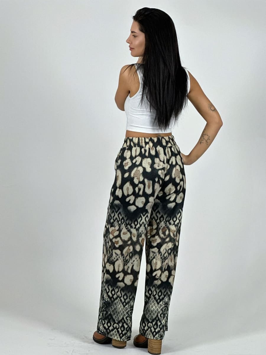 Pantalon Boho Manchas con Osito A1-3610