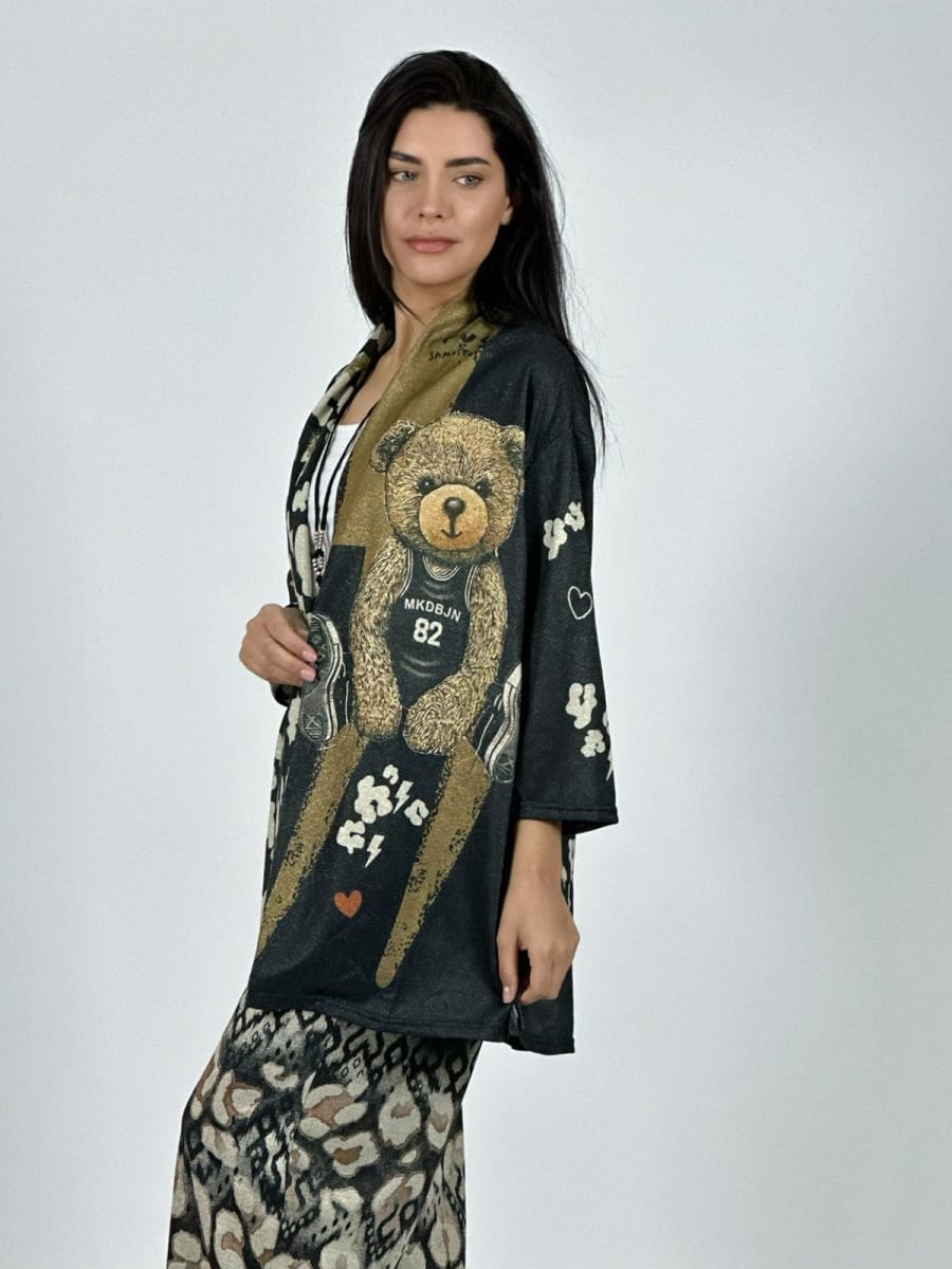 Tapado Boho con Osito A1-38